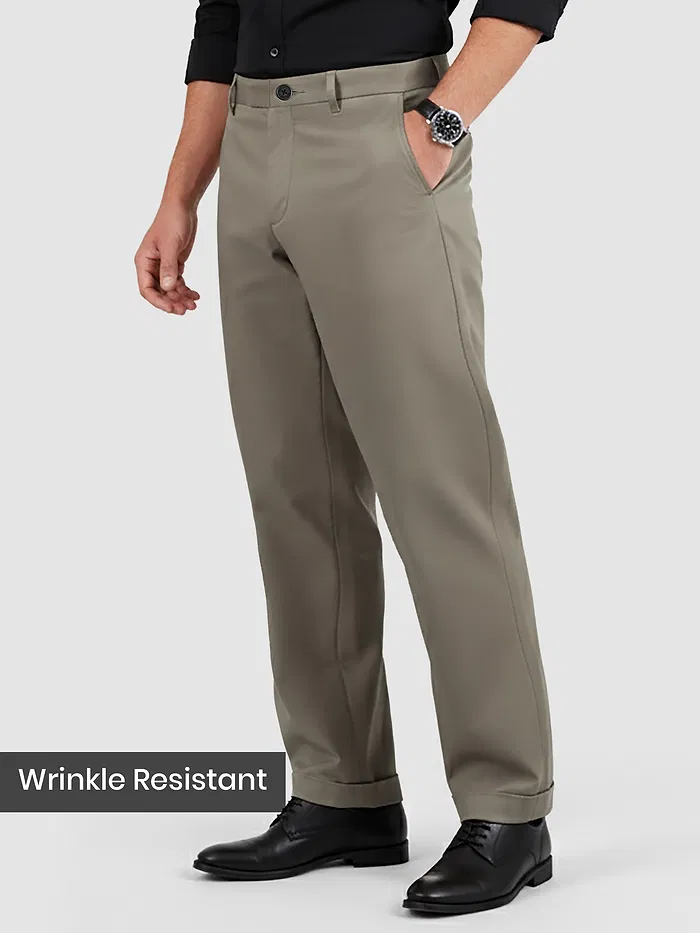 Warm Grey Japanese Fit Pants