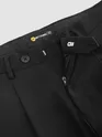 Black Solid Korean Pants