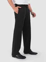 Black Solid Korean Pants