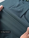 Bluish Grey Solid Korean Pants