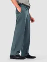 Bluish Grey Solid Korean Pants