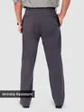 Charcoal Grey Solid Korean Pants