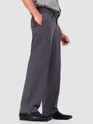 Charcoal Grey Solid Korean Pants