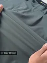 Dusty Green Solid Korean Pants