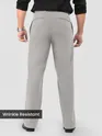 Elephant Grey Solid Korean Pants