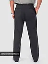 Dark Grey Relaxed Fit Stretch Korean Pants