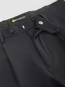 Dark Grey Relaxed Fit Stretch Korean Pants