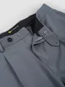 Elephant Grey Relaxed Fit Stretch Korean Pants