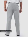 Silver Relaxed Fit Stretch Korean Pants