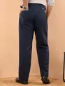 Navy Lycra Gurkha Pants