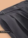 Charcoal Grey Lycra Gurkha Pants