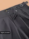 Charcoal Grey Lycra Gurkha Pants