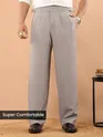 Clay Beige Lycra Gurkha Pants