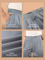 Light Grey Lycra Gurkha Pants