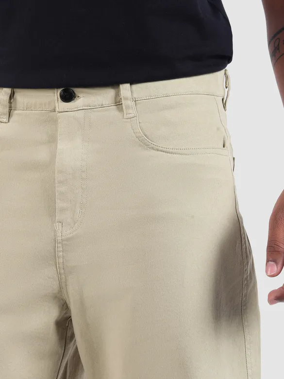 Off White Mid Rise Trousers