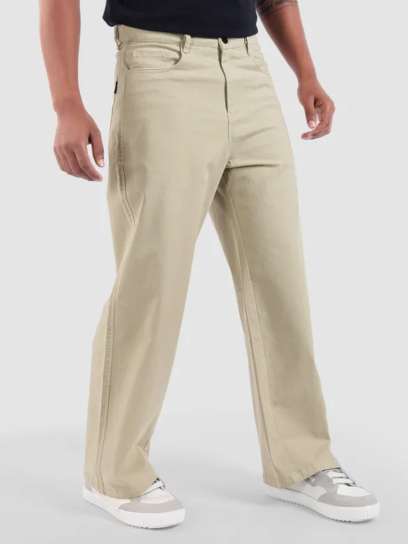 Off White Mid Rise Trousers