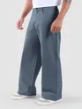 Savoy Blue Mid Rise Wide Leg Trousers