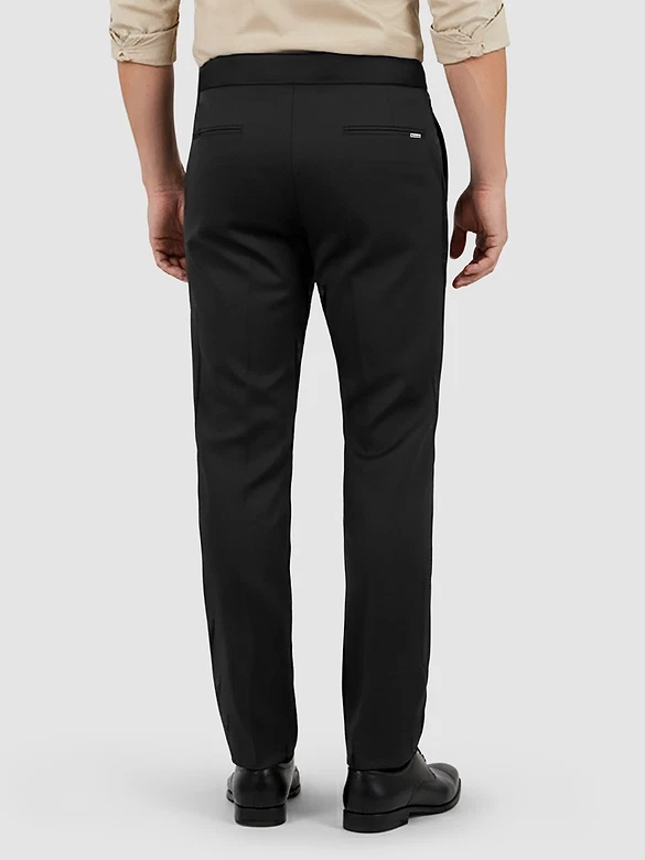 Black Stretch Gurkha Pants