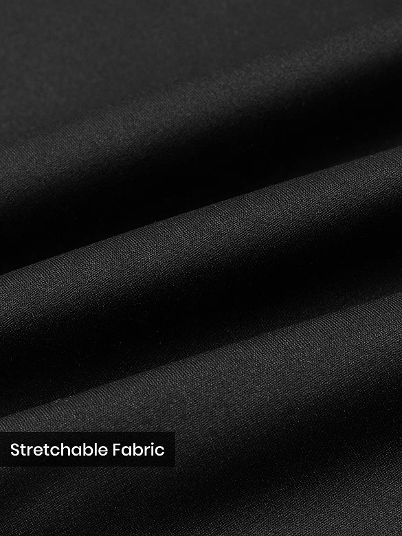 Black Stretch Gurkha Pants