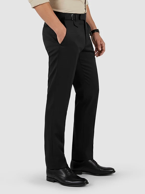 Black Stretch Gurkha Pants