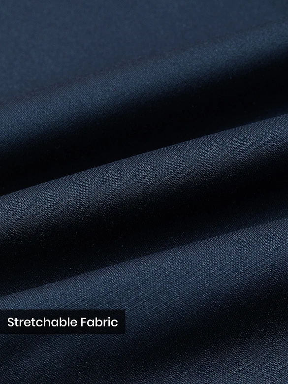 Dark Blue Stretch Gurkha Pants