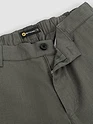 Dark Grey Cotton Lycra Slub Trousers
