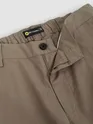 Light Brown Cotton Lycra Slub Trousers