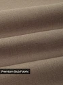 Light Brown Cotton Lycra Slub Trousers