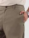 Light Brown Cotton Lycra Slub Trousers