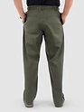 Sage Green Cotton Lycra Slub Trousers
