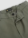 Sage Green Cotton Lycra Slub Trousers