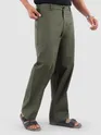 Sage Green Cotton Lycra Slub Trousers