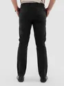 Black Regular Fit Cotton Trousers