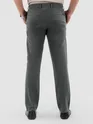 Matte Grey Regular Fit Cotton Trousers