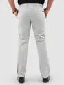 Pale Grey Regular Fit Cotton Trousers