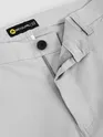 Pale Grey Regular Fit Cotton Trousers