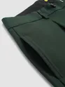 Dark Olive Relaxed Fit Korean Pants