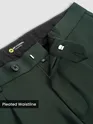 Dark Olive Relaxed Fit Korean Pants