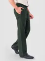 Dark Olive Relaxed Fit Korean Pants