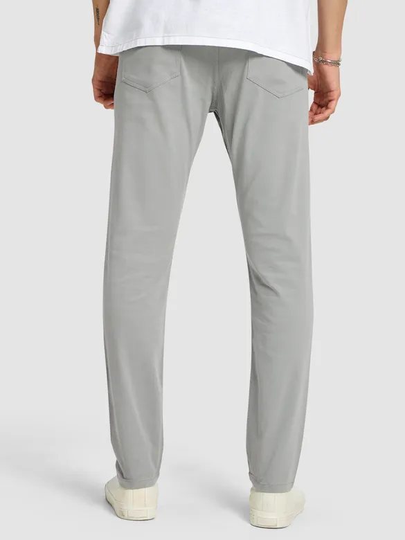 Elephant Grey Regular-fit Chino Pants