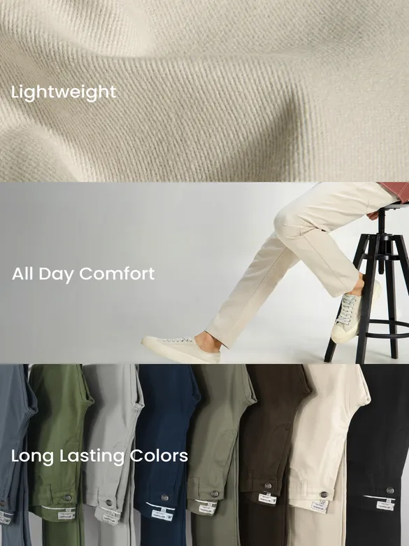 Off White Regular-fit Chino Pants
