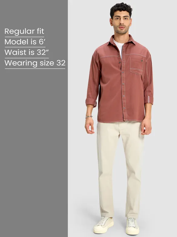 Off White Regular-fit Chino Pants