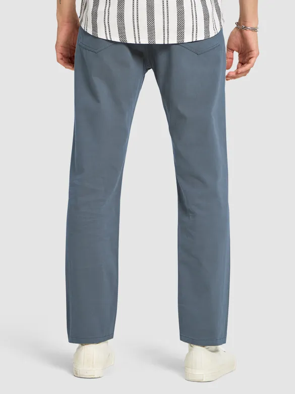 Savoy Blue Regular-fit Chino Pants