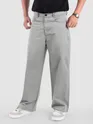 Light Grey Cotton Lycra Wide Leg Trousers
