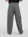 Stone Grey Cotton Lycra Wide Leg Trousers