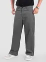 Stone Grey Cotton Lycra Wide Leg Trousers