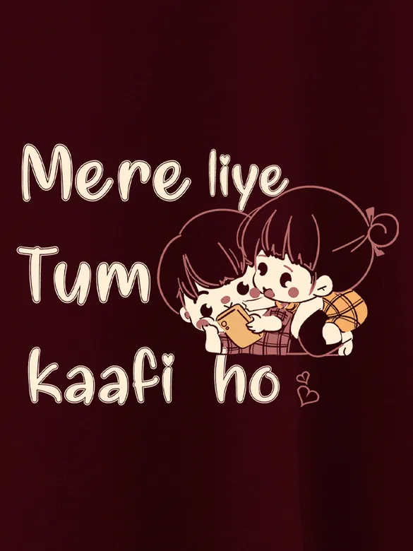 Tum Kaafi Ho Couple T-shirt