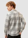 Black Checkered Fleece Jacket