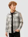 Black Checkered Fleece Shacket