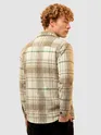 Brown Checkered Fleece Jacket